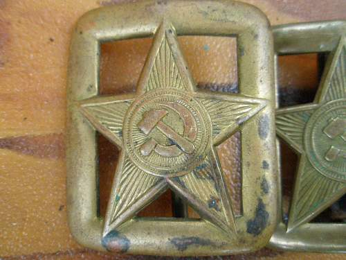 Soviet M35 Belt Buckles ??? Are these Pre-War-WWII