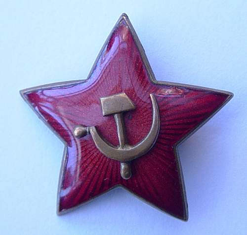 1936 pattern cap star.