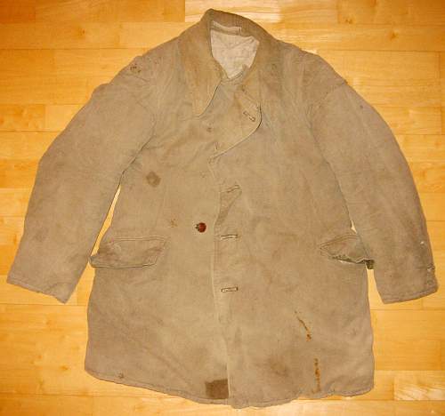 Identifying a telogreika jacket