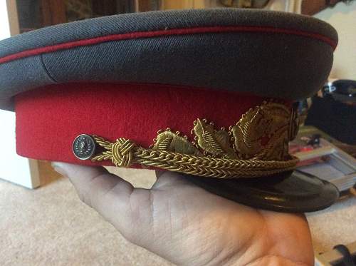 M35? Soviet Marshall's dress visor question