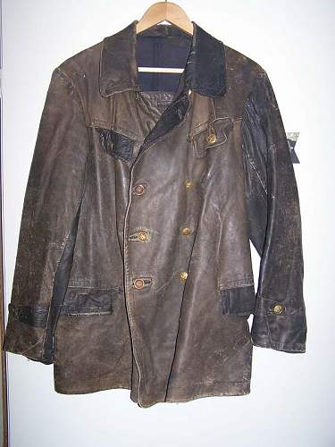Leather M29 armored crew jacket