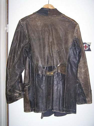 Leather M29 armored crew jacket