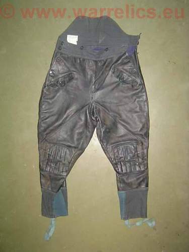 Soviet leather trouser for armored crew personel