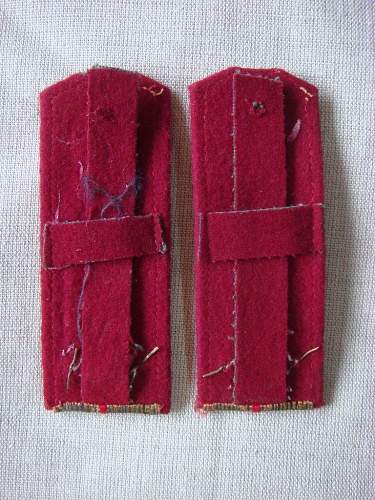 Soviet Infantry Lieutenant's Shoulder Boards