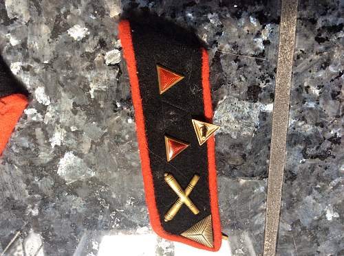 M35 artillery collar tabs Real or fake/semi fake