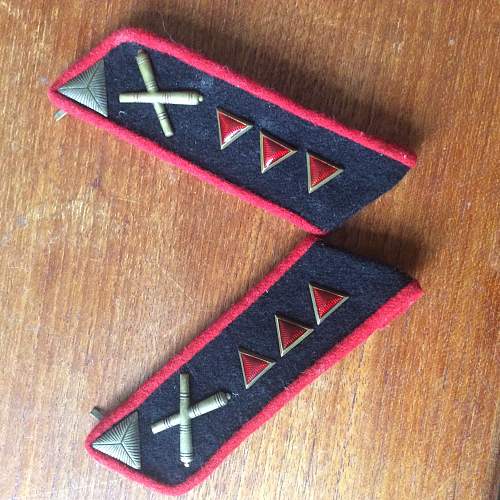 M35 artillery collar tabs Real or fake/semi fake