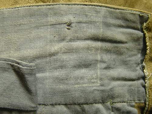 Soldier's Sharovari Trousers - How to tell...
