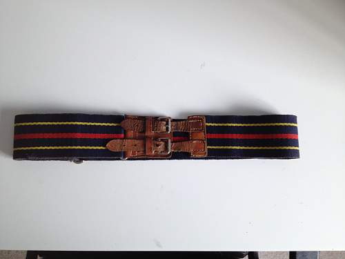 Anyone know what regiment this stable belt belongs to?