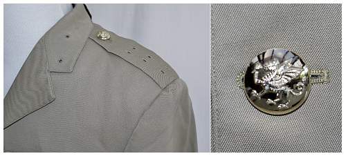 Suit, Gaberdine, Khaki, Officers, Army, Jacket 1964