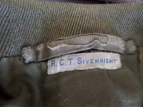 Fea market find Tunic of RCT Sivewright MC