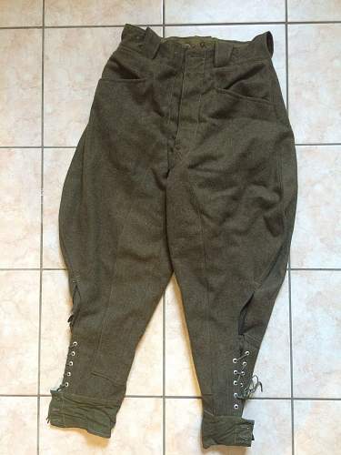 France officer's trouser ww2?