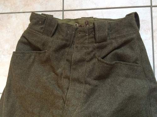 France officer's trouser ww2?