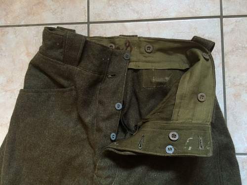 France officer's trouser ww2?