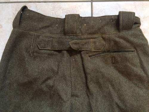 France officer's trouser ww2?