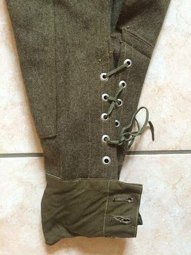 France officer's trouser ww2?