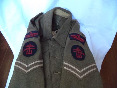 WWII 46th Royal Marine Commando battledress