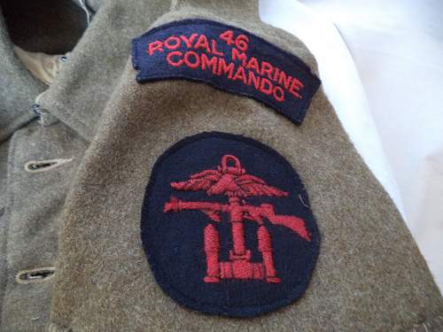 WWII 46th Royal Marine Commando battledress