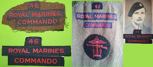 WWII 46th Royal Marine Commando battledress