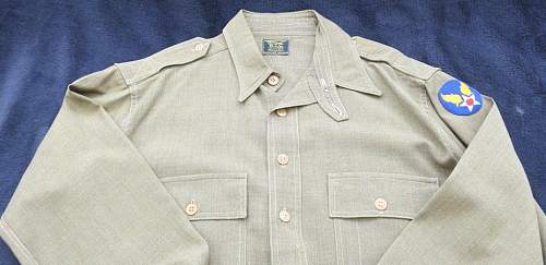 WW2 US 8th AAF 4 pocket tunic for the rank of Major.