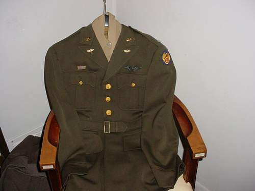 WW2 LT  B17 pilot dress uniform,untouched since 1945
