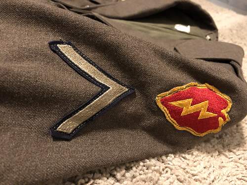 25th Infantry Division Uniform