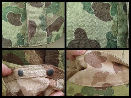 WW2 USMC P44 Frog Skin Cammo