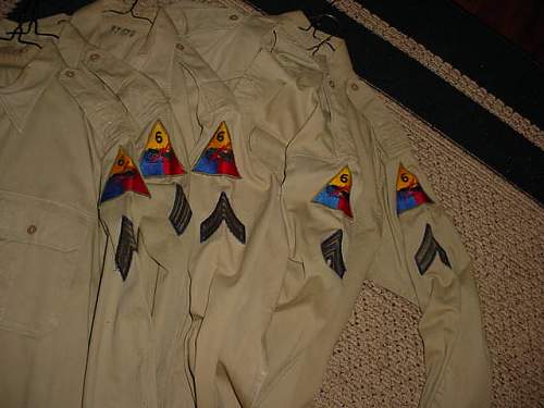 Lot of US vet uniforms info needed.