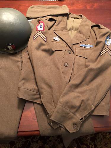 36th Infantry Uniform Grouping