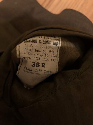 D-Day dated Ike Jacket