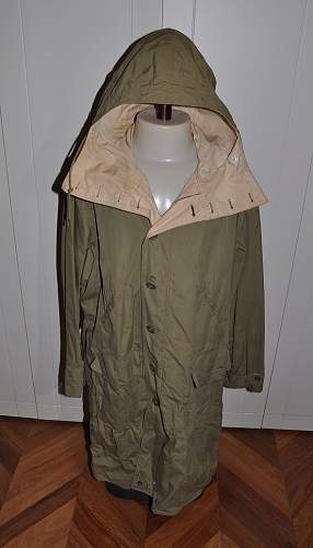 US Overcoat, Parka Type, Reversible, With Pile Liner