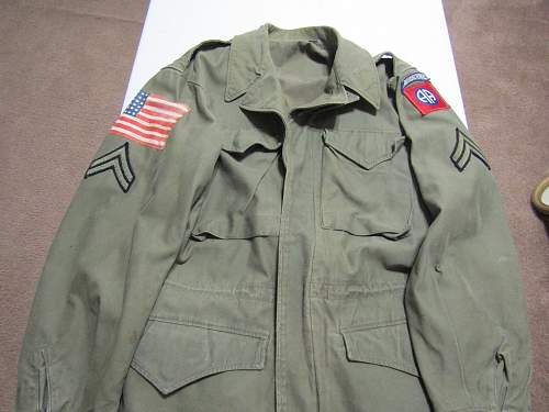 82nd Airborne M43 Field Jacket?