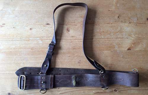 1937 Sam Browne belt markings