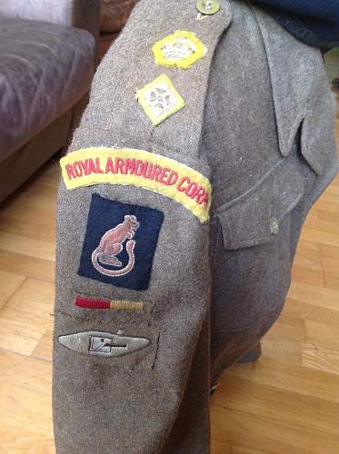 Original wwII British 7th Armour Battle dress ???