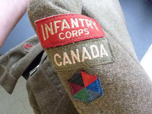 WW2 Canadian Infantry corps Uniform