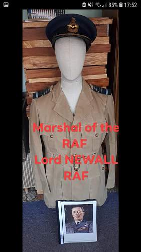 RAF Air rank Uniforms Show and Tell