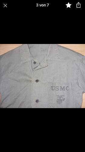 Original USMC uniform from WW2