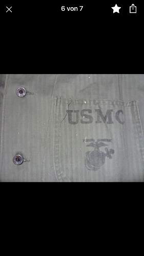 Original USMC uniform from WW2