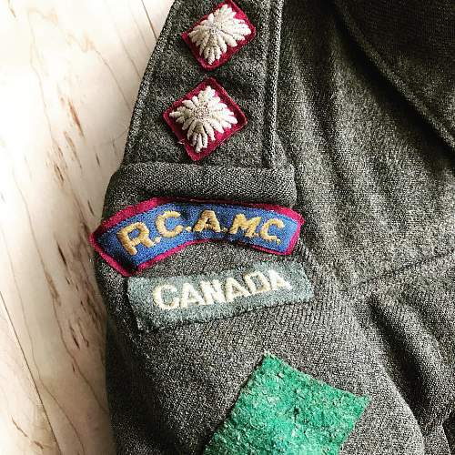 New WW2 Candadian RCAMC Battledress tunics