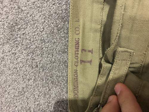 Value of British Khaki Trousers?