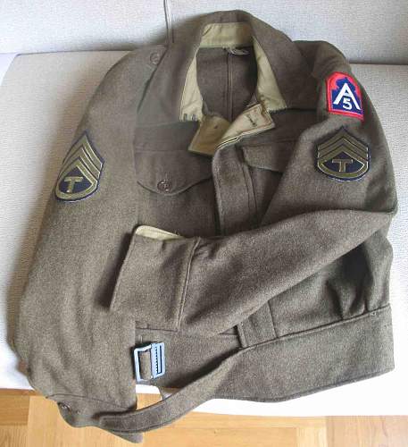 5th US Army Battledress Blouse: WA come home!