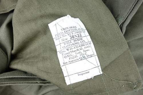 Original M43 trousers?