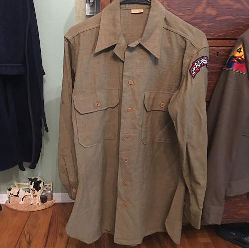 2nd Rangers / 4th armored division Ike jacket