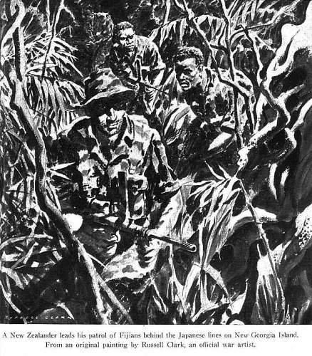 New Zealand Pacific War Camouflage uniform