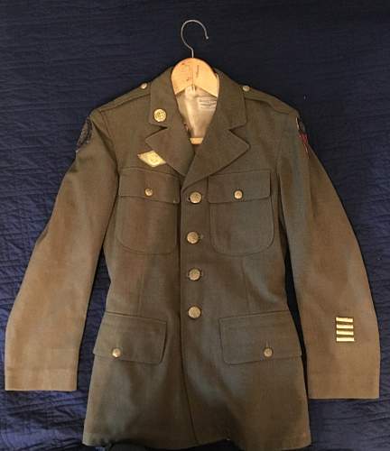 20th Air Force jacket with soldier info