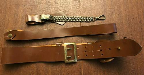 US Army WW2 officer dress belt?