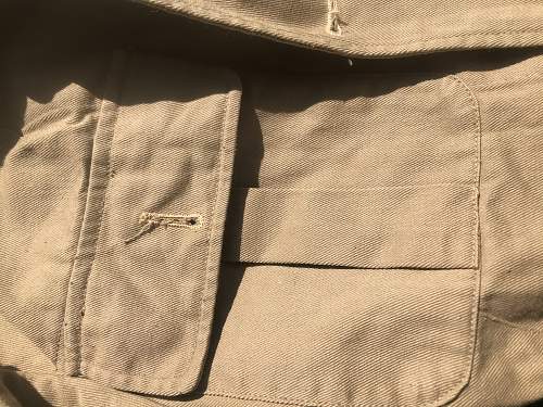 British Kaki Drill Tropical uniform WW2, original?