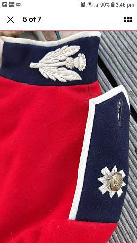 Scots Guards dress tunic