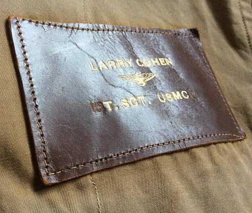 USMC Aviation M-421A jacket ID