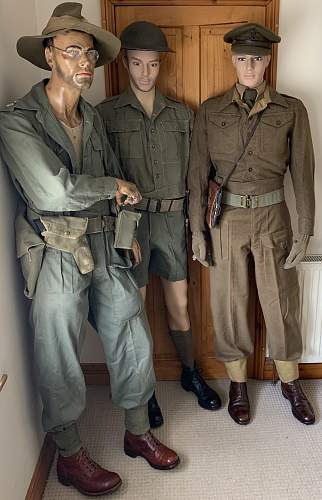 WW2 1945 British Jungle Greens