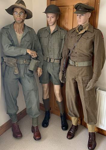 WW2 1945 British Jungle Greens